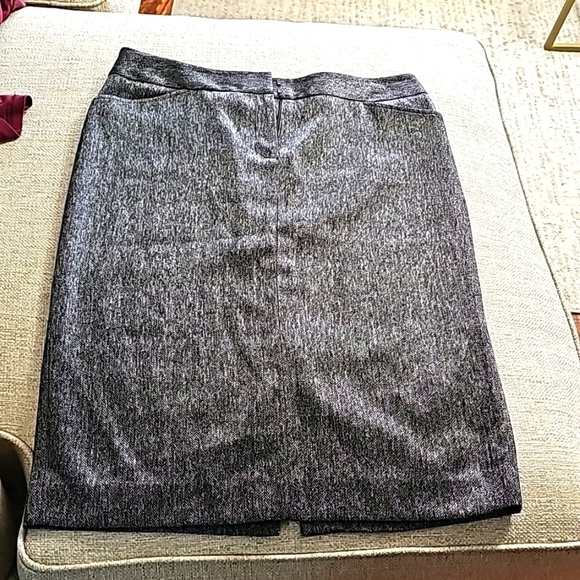 AK Anne Klein Formal Skirt blk/gray size 12 - Picture 1 of 8